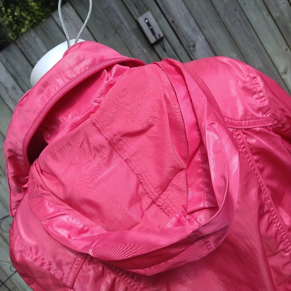 HOST PICK Size S pink 90s style windbreaker zip up coat - Picture 14 of 16